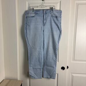NYDJ Girlfriend Jeans Light Wash 18W
